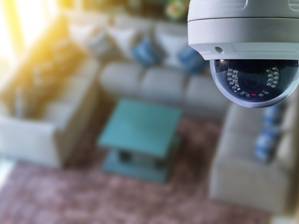 All security camera locations and their coverage must be disclosed in the listing's information.